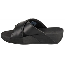 Pantofi Fitflop Lulu Rubber-Stud GB2-001 Black negru 1