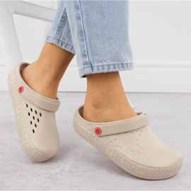 Femei Clogs Big Star II275012 Beige bej 2