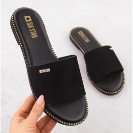 Papuci pentru femei Big Star RR274618 Negru 1