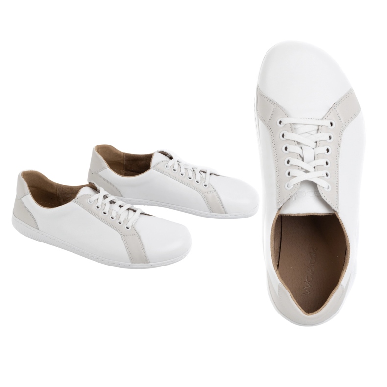 WASAK Pantofi de piele minimalist pentru bărbați desculți 0741w alb 1 WASAK Pantofi de piele minimalist pentru bărbați desculți 0741w alb 1