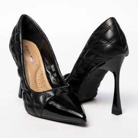 Pompe negre ale femeilor Veronique negru 2 Pompe negre ale femeilor Veronique negru 2