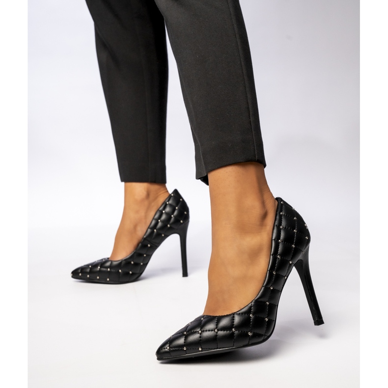 Tocuri înalte pentru femei Lumor Black negru 1