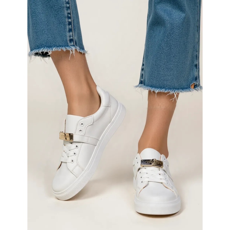 Adidași pentru femei Lunaria Silver alb 2