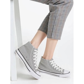 Adidași de argint celvia pentru femei 1