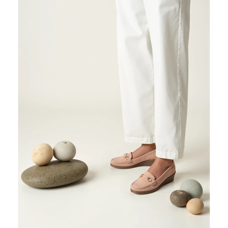 Femei Mirena Pink Loafers roz 1