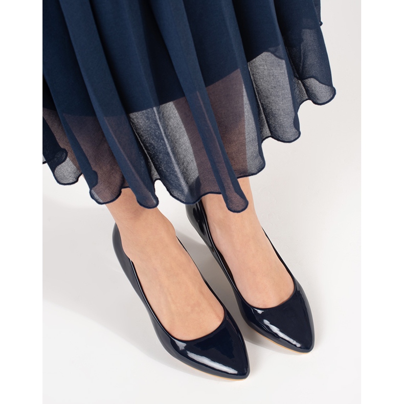 Tocuri lacuite bleumarin albastru 2