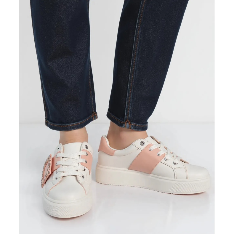 Adidași roz Mirelle pentru femei 2