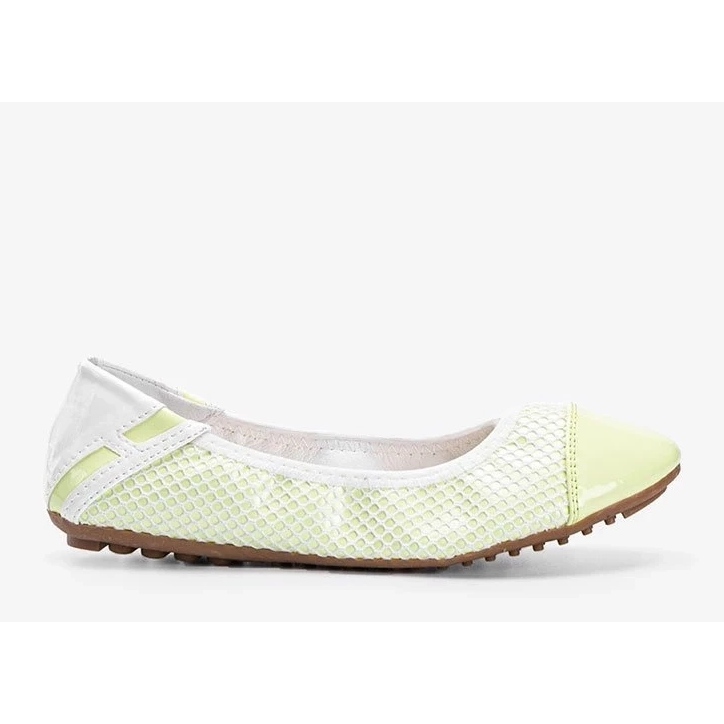 D/GMR Balerinele verzi lăcuite în culori pastel ale lui Debbie alb 1 D/GMR Balerinele verzi lăcuite în culori pastel ale lui Debbie alb 1