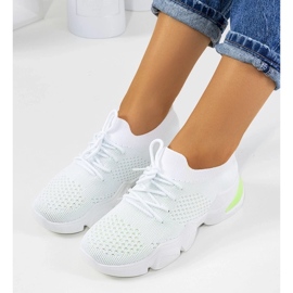 D/GMR Adidași sport Daniela albi și verzi 1