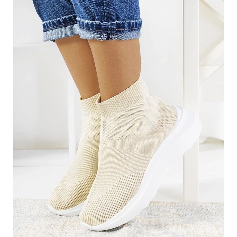 D/GMR Tenisi înalți bej de la Jennifer 1