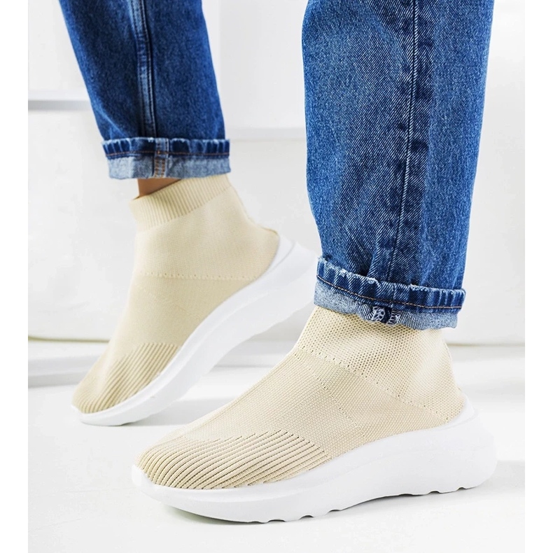 D/GMR Tenisi înalți bej de la Jennifer 2