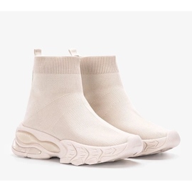 D/GMR Adidași Woodson bej la gleznă 1