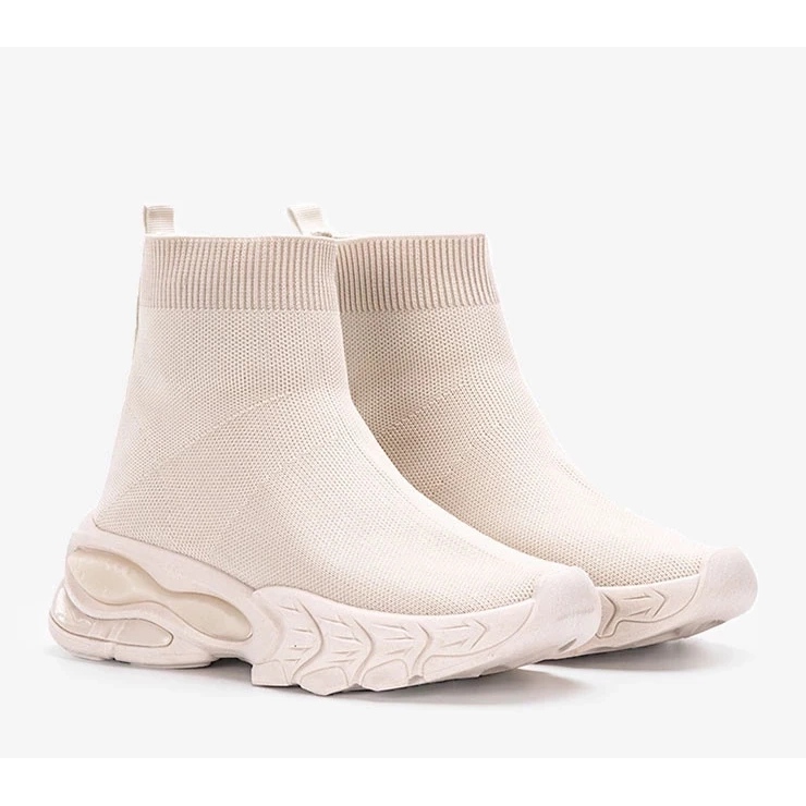 D/GMR Adidași Woodson bej la gleznă 1