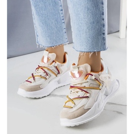 D/GMR Tenisi bej din material mixt de la Traci 1