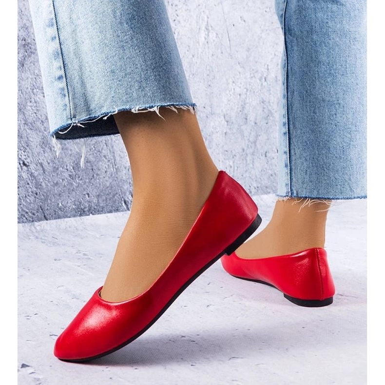 D/GMR Balerini clasici roșii Narcisse roșu 2