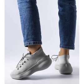 D/GMR Tenisori gri din material textil de la Lavallée 2 D/GMR Tenisori gri din material textil de la Lavallée 2