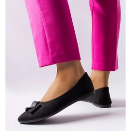 D/GMR Balerini negri decorati cu strasuri Rémy negru 2