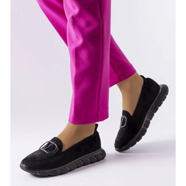 D/GMR Tenisi negri cu slip-on de la Vincez negru 1