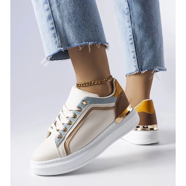 D/GMR Adidași bej cu talpă groasă de la Soucy 2