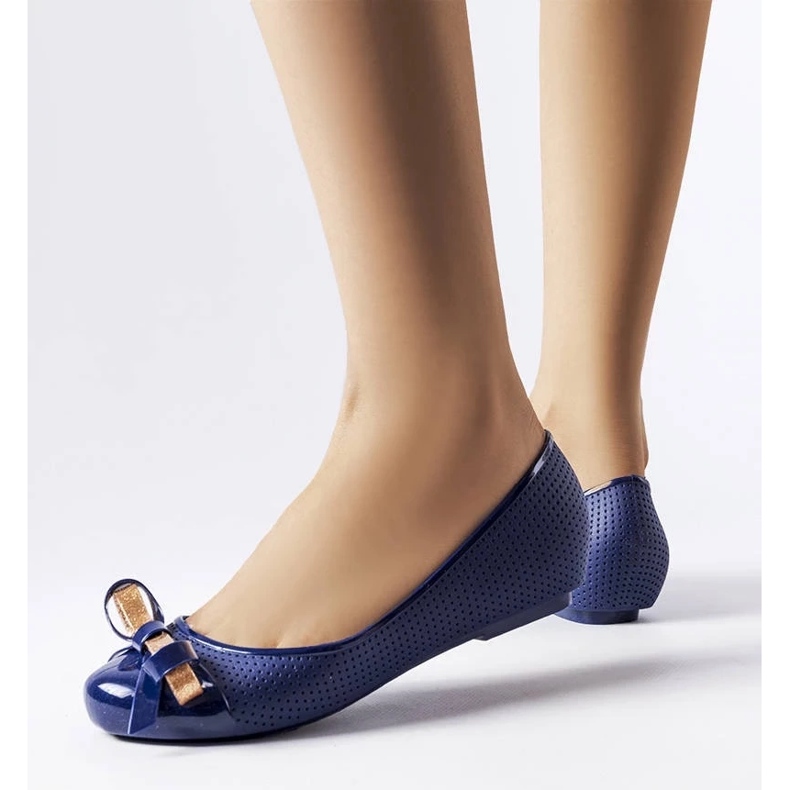 D/GMR Balerini bleumarin decorati cu o fundita Harlingen 2 D/GMR Balerini bleumarin decorati cu o fundita Harlingen 2