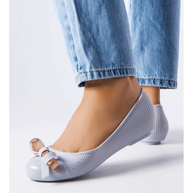 D/GMR Balerini gri decorati cu o fundita Harlingen 2