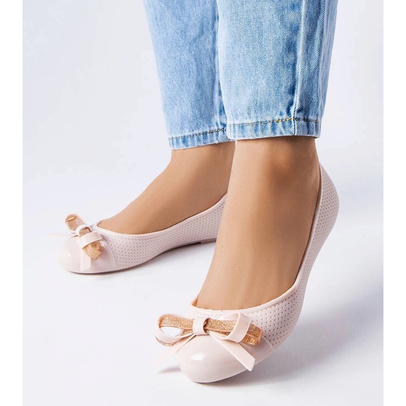 D/GMR Balerini bej decorati cu o fundita Harlingen 1