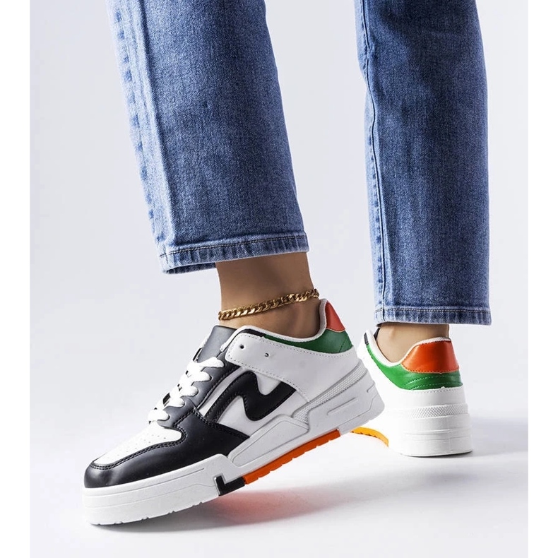 D/GMR Cizme alb-negru cu talpa mai groasa de la Harter 2