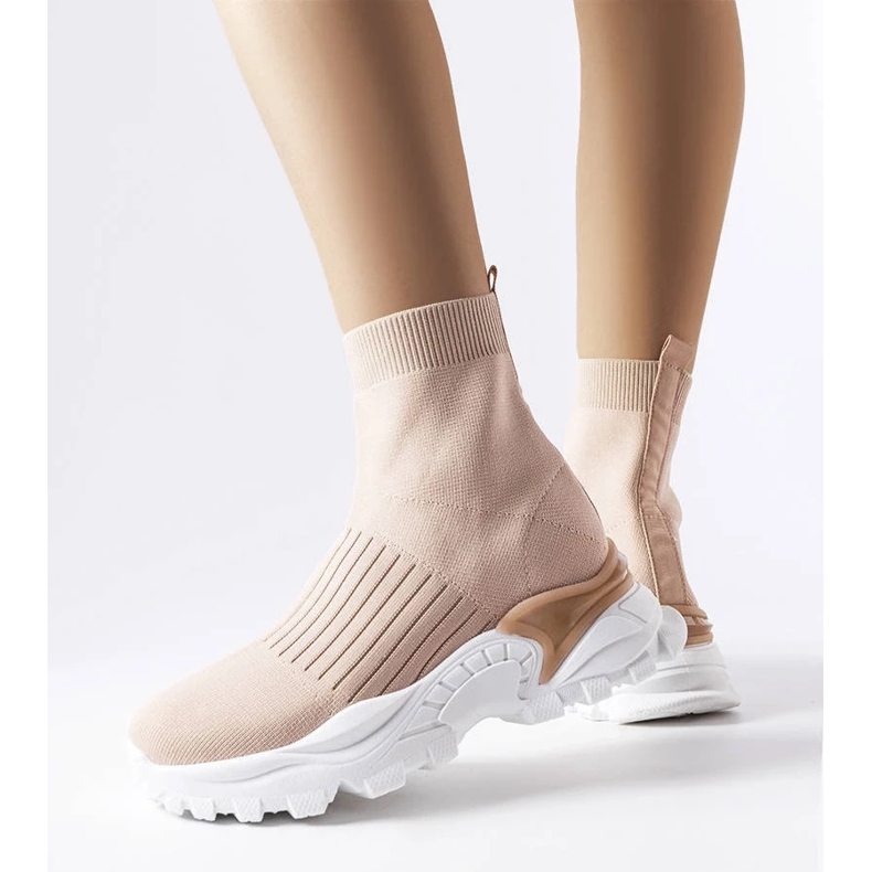 D/GMR Adidași bej cu partea superioară elastică de la Antonio 1