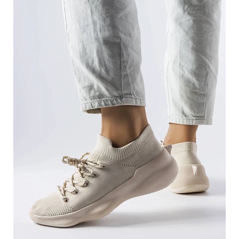 D/GMR Pantofi sport pentru femei bej 2