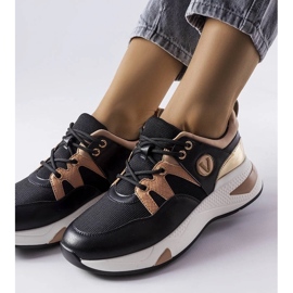 D/GMR Adidași negri și aurii Vinceza negru 2