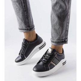 D/GMR Tenisi negri decorati cu strasuri Xarles 1 D/GMR Tenisi negri decorati cu strasuri Xarles 1