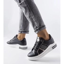 D/GMR Tenisi negri decorati cu strasuri Xarles 2 D/GMR Tenisi negri decorati cu strasuri Xarles 2