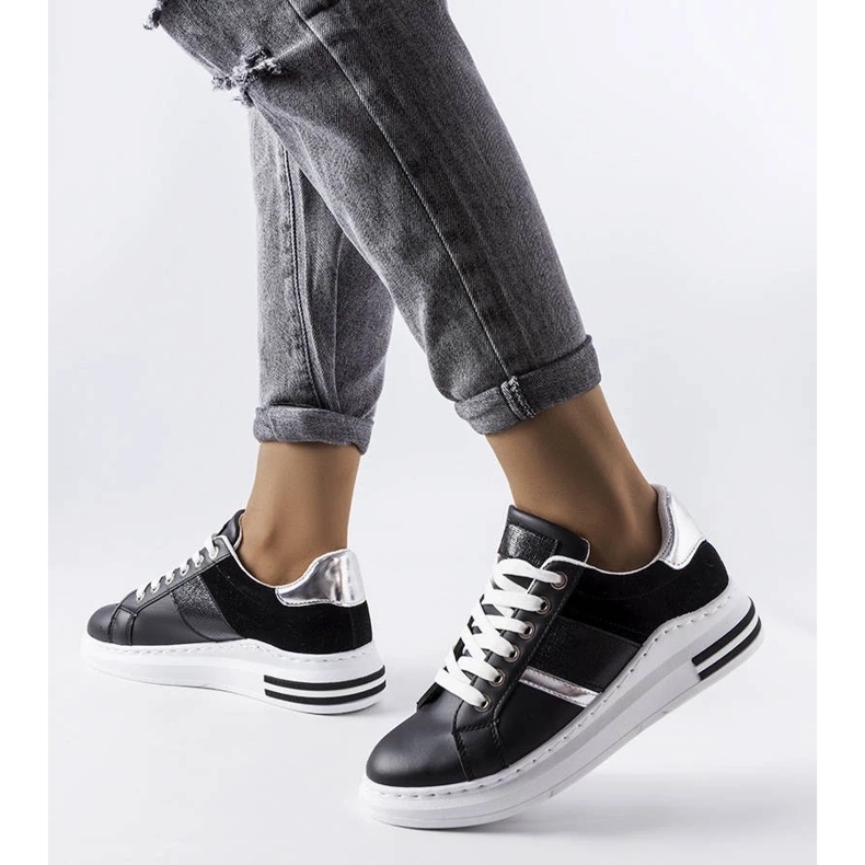 D/GMR Tenisi negri cu inserții de la Deans 1