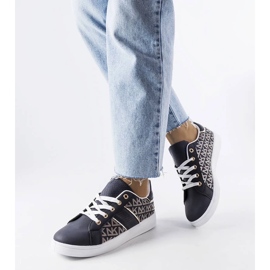 D/GMR Tenisi bleumarin decorati cu monograma Bolduc 1