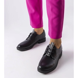 D/GMR Brogues negre cu șireturi din Edmonton negru 2