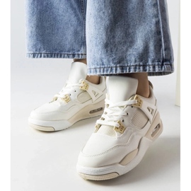 D/GMR Adidași bej din materiale combinate de la Malas 1