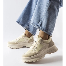 D/GMR Pantofi sport bej mikeladze pentru femei 1