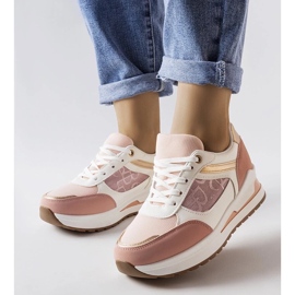 D/GMR Adidași roz cu inserție cu model de la Genovesee 2