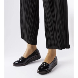 D/GMR Balerini lacuiti negri cu impodobire Mellori 2