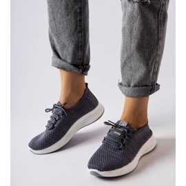 D/GMR Tenisi gri din stofă de la Tommaso 1