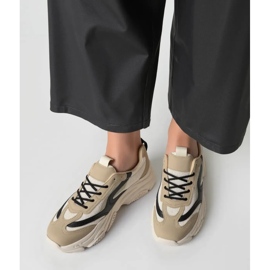Adidași negri Zenna pentru femei bej 2