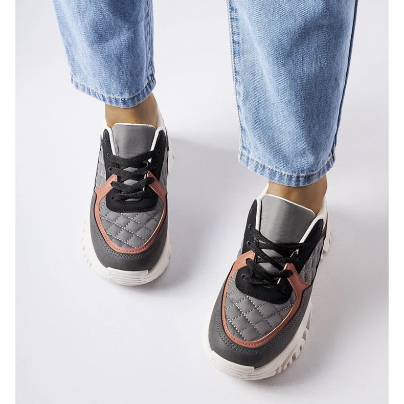 D/GMR Adidași gri cu inserții colorate de la Esquibel 2