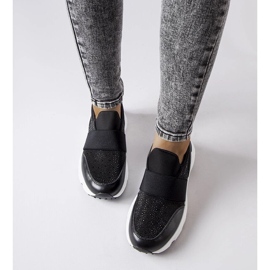 D/GMR Tenisi negri cu strasuri de la Algiso negru 2