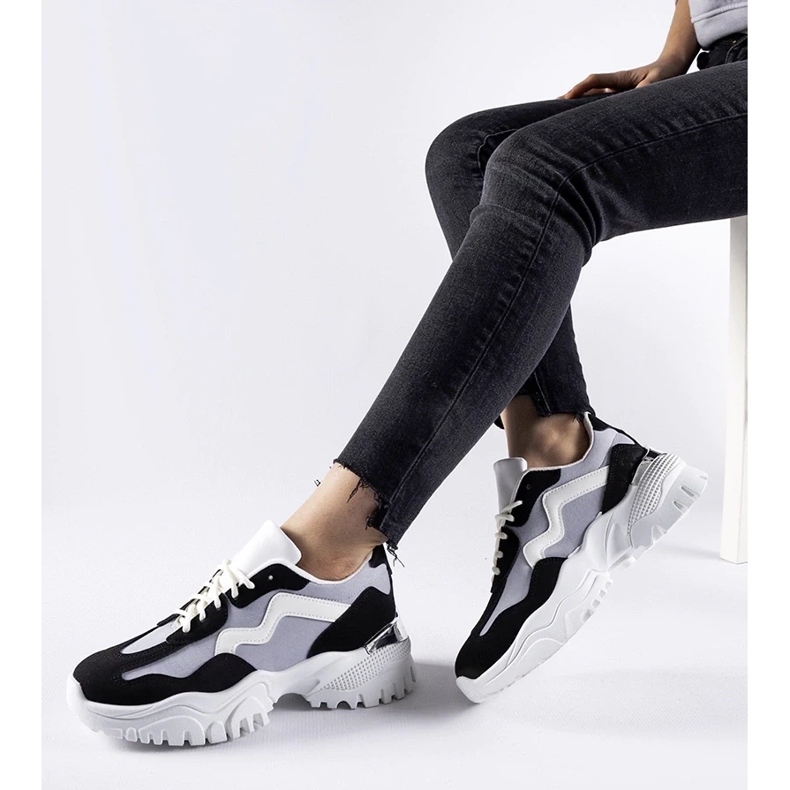 D/GMR Tenisi Gironic masivi negri și gri negru 2