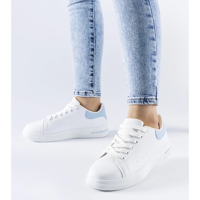 D/GMR Tenisi Leland albi și albaștri 2 D/GMR Tenisi Leland albi și albaștri 2