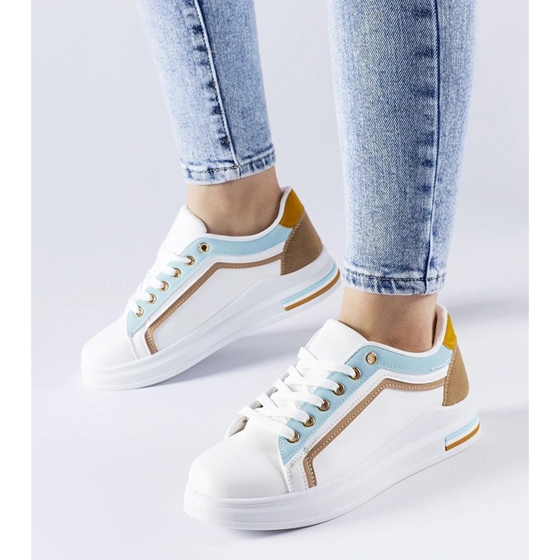 D/GMR Tenisi Mayfield albi și albaștri 1