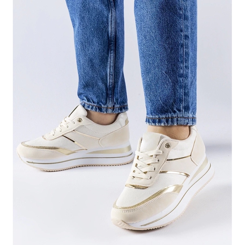 D/GMR Tenisi bej pe platforma Nutter 1