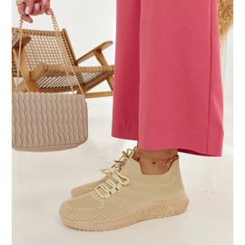 D/GMR Adidași din țesătură bej de la Ornella 2
