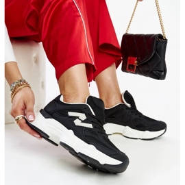 D/GMR Adidași negri cu talpă Gergely masivă negru 2