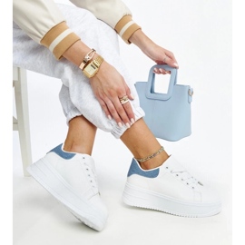 D/GMR Pantofi sport albi cu platforma Ottavia 2